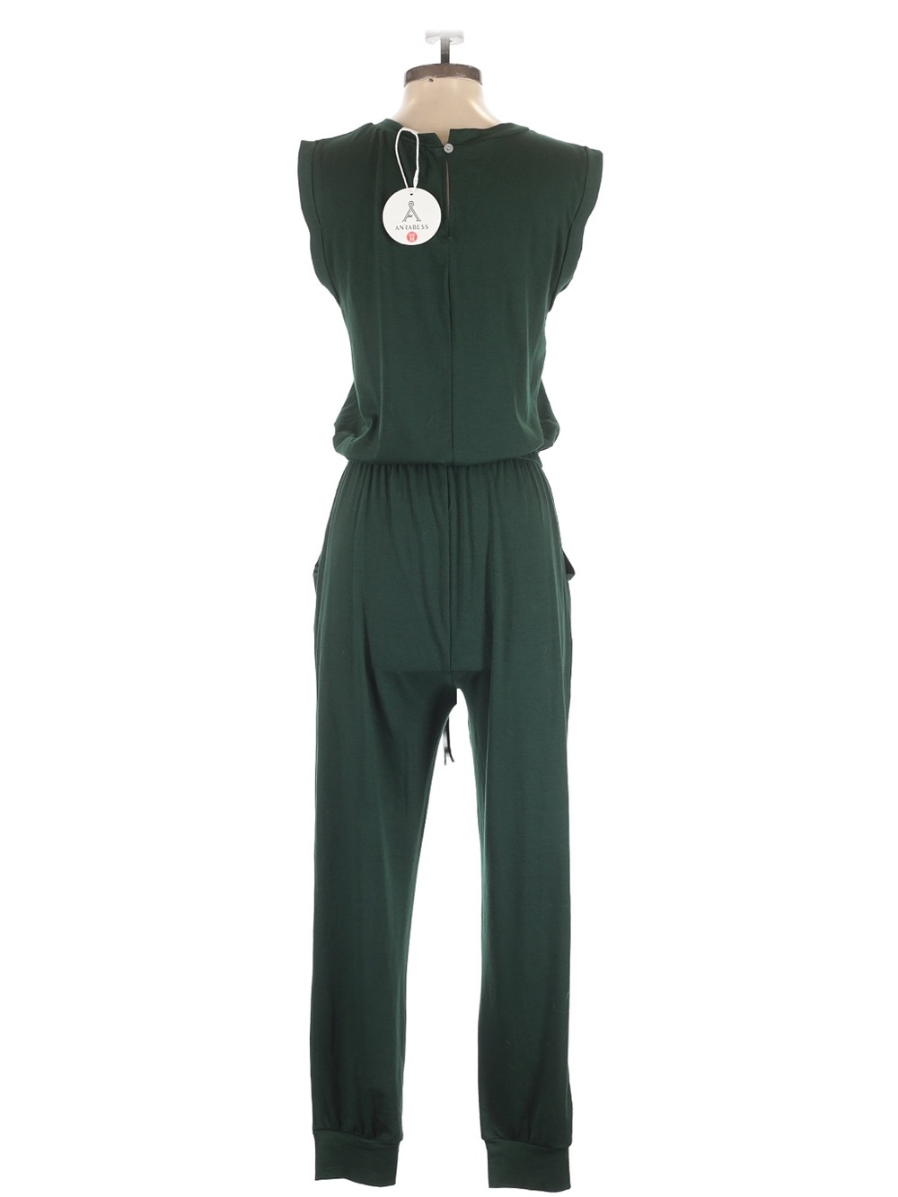 Anew was Sleeveless Forest Green Jumpsuit